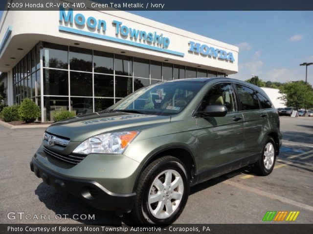 2009 Honda CR-V EX 4WD in Green Tea Metallic