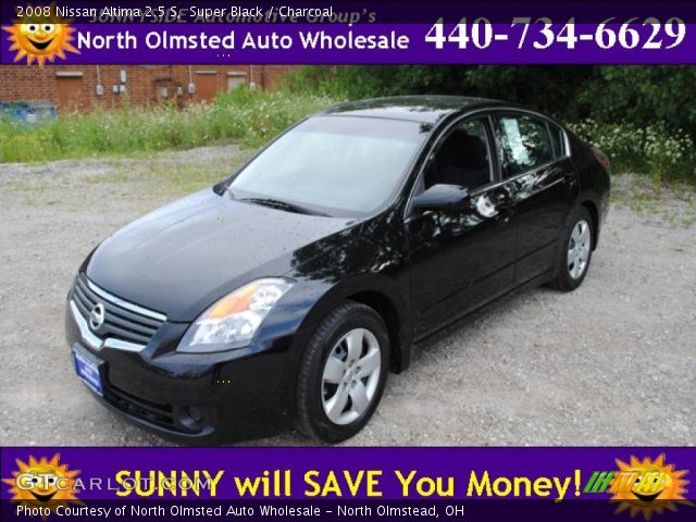 2008 Nissan Altima 2.5 S in Super Black