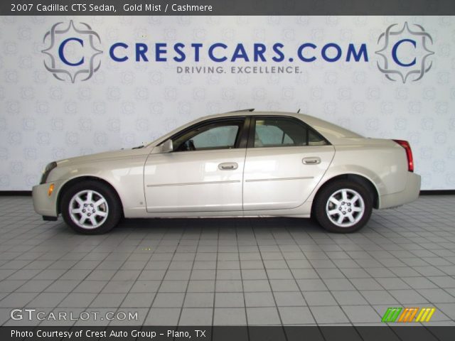 2007 Cadillac CTS Sedan in Gold Mist