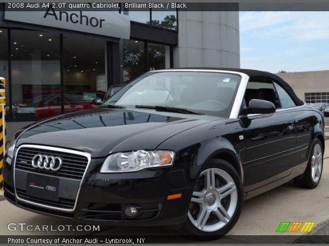 2008 Audi A4 2.0T quattro Cabriolet in Brilliant Black
