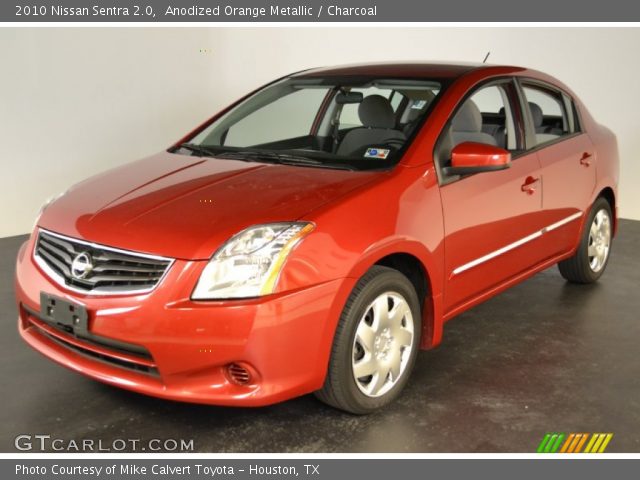 2010 Nissan Sentra 2.0 in Anodized Orange Metallic