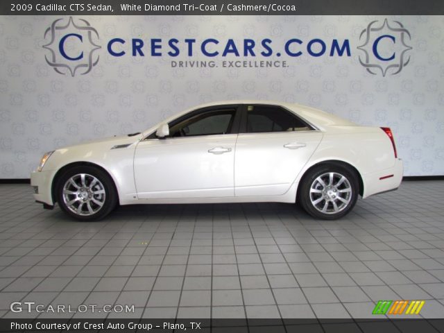 2009 Cadillac CTS Sedan in White Diamond Tri-Coat