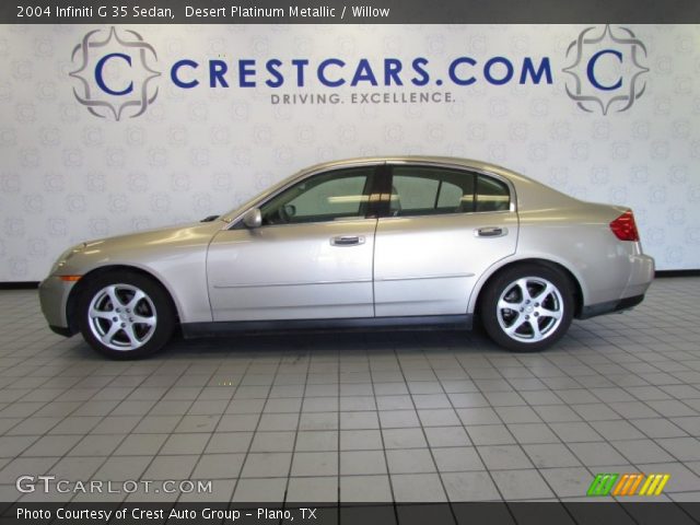 2004 Infiniti G 35 Sedan in Desert Platinum Metallic