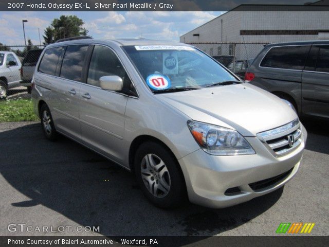 2007 Honda Odyssey EX-L in Silver Pearl Metallic