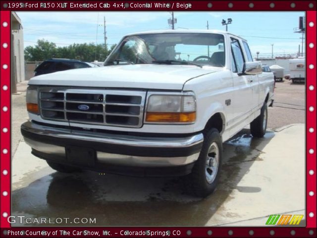 1995 Ford F150 XLT Extended Cab 4x4 in Colonial White