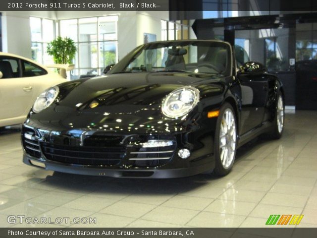 2012 Porsche 911 Turbo S Cabriolet in Black