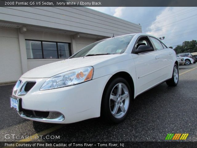2008 Pontiac G6 V6 Sedan in Ivory White