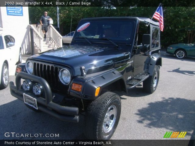 2002 Jeep Wrangler X 4x4 in Black