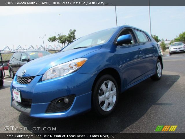 2009 Toyota Matrix S AWD in Blue Streak Metallic
