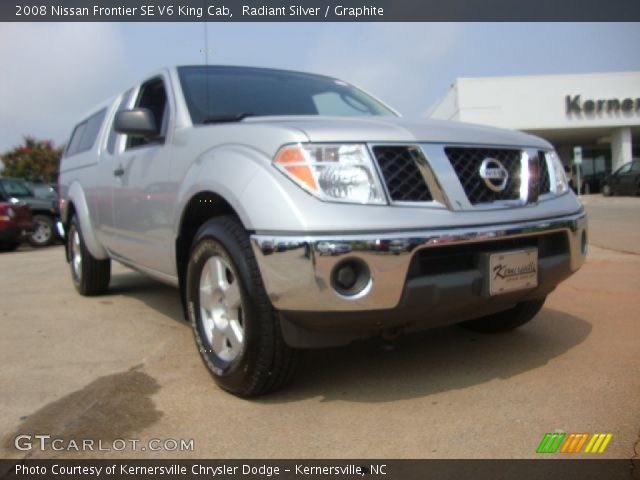 2008 Nissan Frontier SE V6 King Cab in Radiant Silver