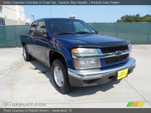 2005 Chevrolet Colorado LS Crew Cab in Superior Blue Metallic