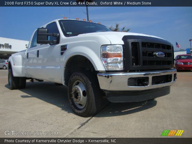 2008 Ford F350 Super Duty XL Crew Cab 4x4 Dually in Oxford White