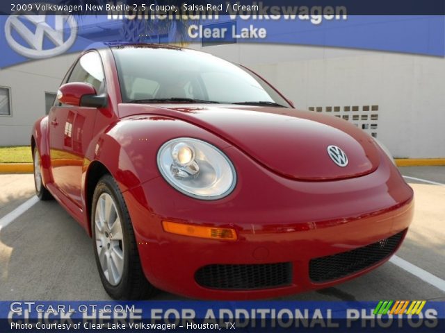 2009 Volkswagen New Beetle 2.5 Coupe in Salsa Red