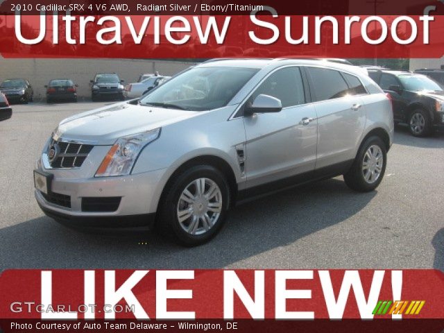 2010 Cadillac SRX 4 V6 AWD in Radiant Silver