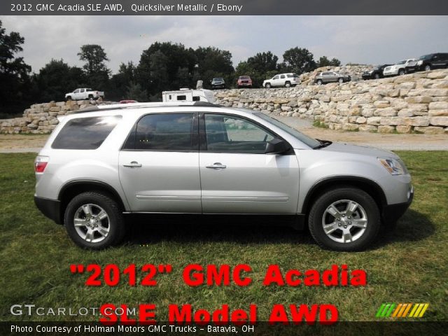 2012 GMC Acadia SLE AWD in Quicksilver Metallic