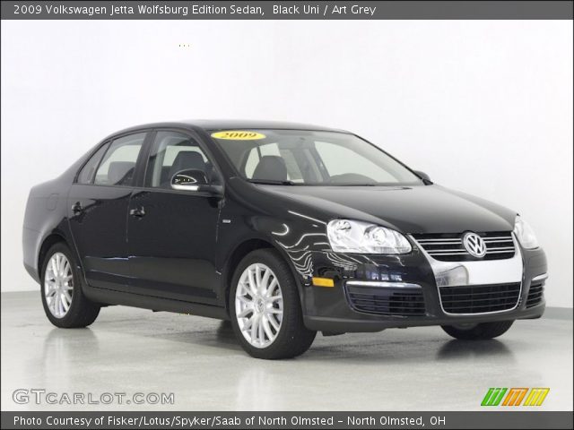 2009 Volkswagen Jetta Wolfsburg Edition Sedan in Black Uni