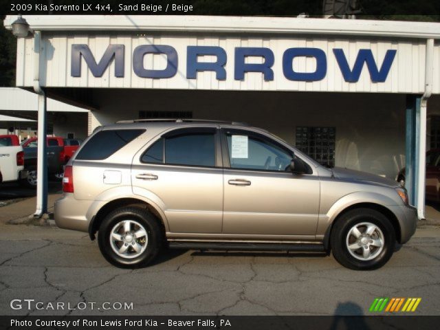 2009 Kia Sorento LX 4x4 in Sand Beige