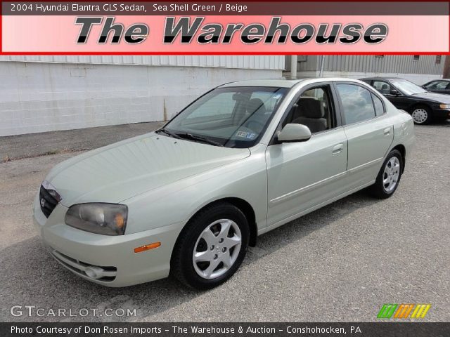 2004 Hyundai Elantra GLS Sedan in Sea Shell Green