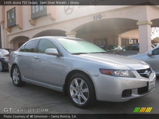 2005 Acura TSX Sedan in Satin Silver Metallic