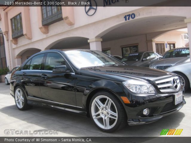 2010 Mercedes-Benz C 300 Sport in Black