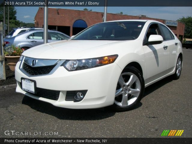 2010 Acura TSX Sedan in Premium White Pearl