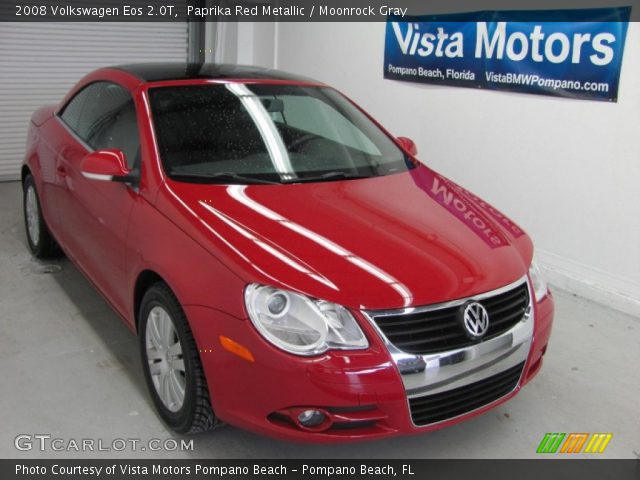 2008 Volkswagen Eos 2.0T in Paprika Red Metallic