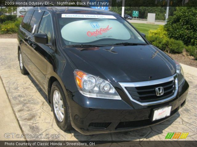 2009 Honda Odyssey EX-L in Nighthawk Black Pearl