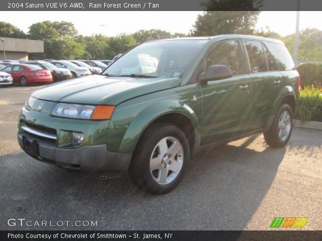 2004 Saturn VUE V6 AWD in Rain Forest Green