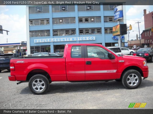 2008 Ford F150 STX SuperCab 4x4 in Bright Red