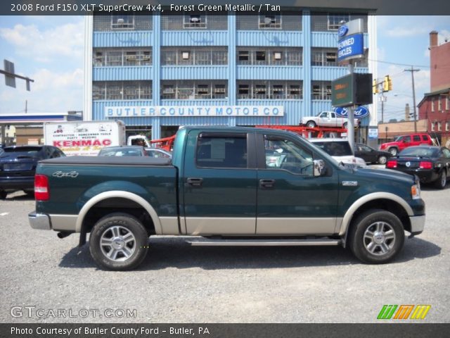 2008 Ford F150 XLT SuperCrew 4x4 in Forest Green Metallic