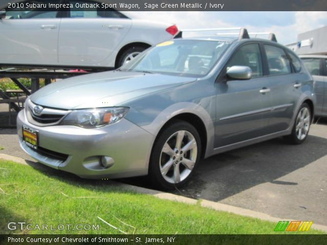 2010 Subaru Impreza Outback Sport Wagon in Sage Green Metallic