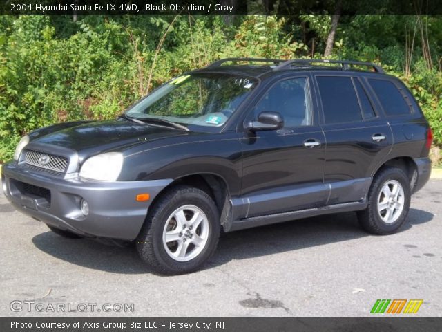 2004 Hyundai Santa Fe LX 4WD in Black Obsidian