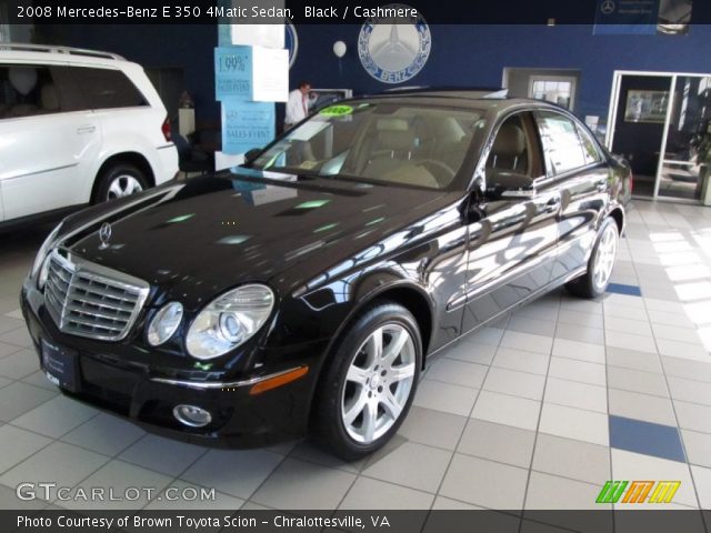 2008 Mercedes-Benz E 350 4Matic Sedan in Black