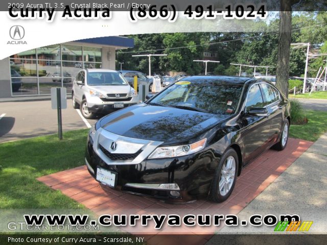 2009 Acura TL 3.5 in Crystal Black Pearl