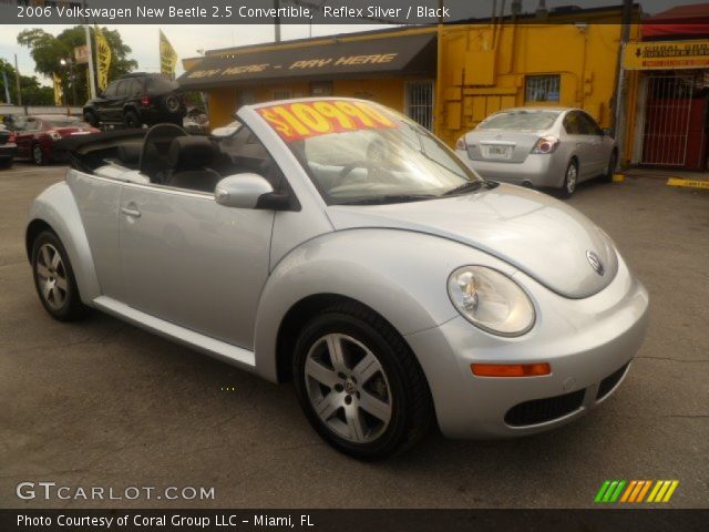 2006 Volkswagen New Beetle 2.5 Convertible in Reflex Silver