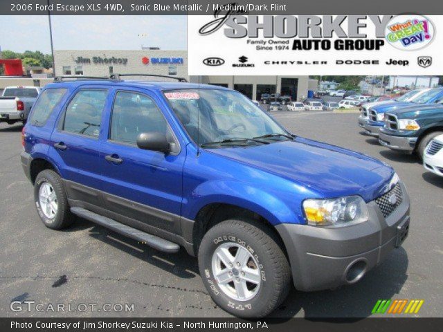 2006 Ford Escape XLS 4WD in Sonic Blue Metallic