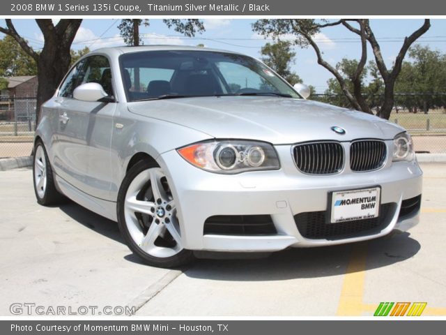 2008 BMW 1 Series 135i Coupe in Titanium Silver Metallic