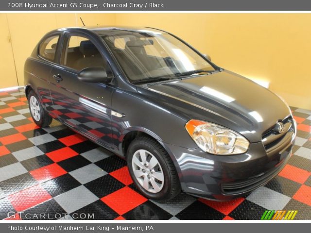 2008 Hyundai Accent GS Coupe in Charcoal Gray