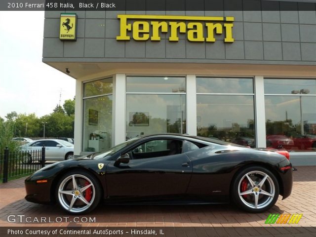 2010 Ferrari 458 Italia in Black