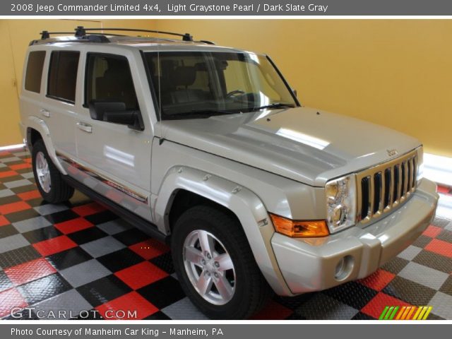 2008 Jeep Commander Limited 4x4 in Light Graystone Pearl
