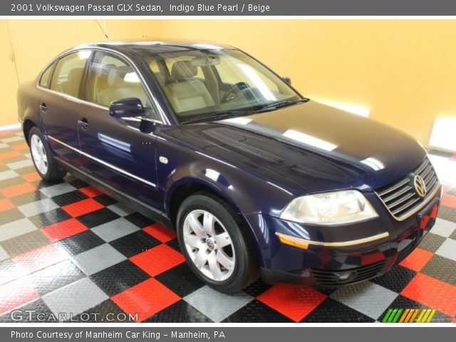 2001 Volkswagen Passat GLX Sedan in Indigo Blue Pearl