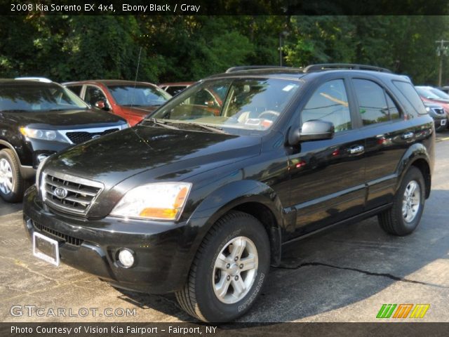 2008 Kia Sorento EX 4x4 in Ebony Black