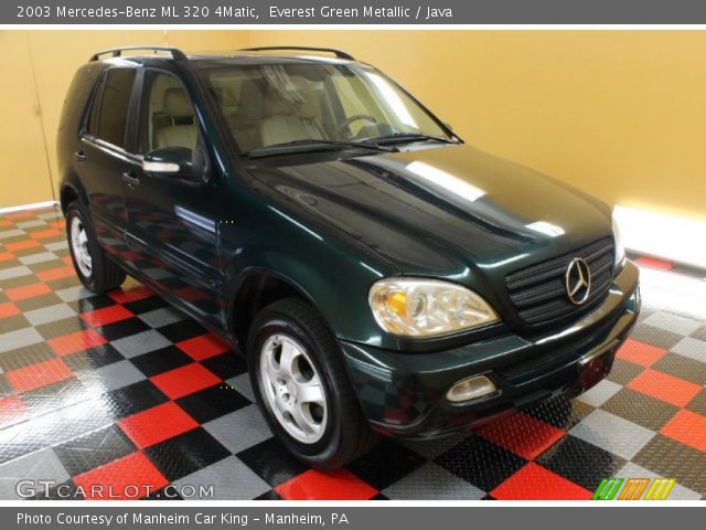 2003 Mercedes-Benz ML 320 4Matic in Everest Green Metallic