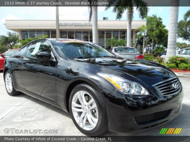 2010 Infiniti G 37 Journey Coupe in Obsidian Black
