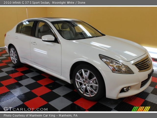 2010 Infiniti G 37 S Sport Sedan in Moonlight White