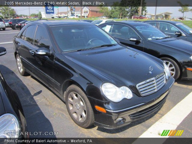 2005 Mercedes-Benz C 240 4Matic Sedan in Black