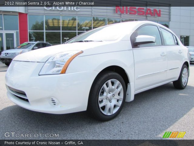 2012 Nissan Sentra 2.0 S in Aspen White