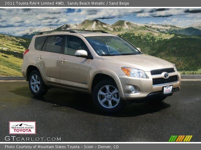 2011 Toyota RAV4 Limited 4WD in Sandy Beach Metallic