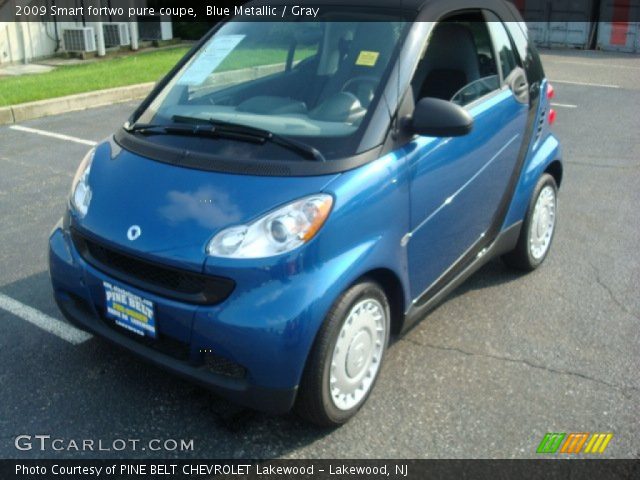 2009 Smart fortwo pure coupe in Blue Metallic