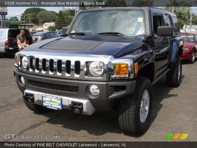 2008 Hummer H3  in Midnight Blue Metallic